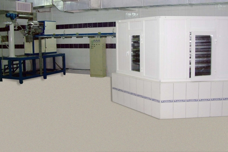12 Ton/Gün Full Otomatık Döner Fırınlı Küp Şeker Makinası